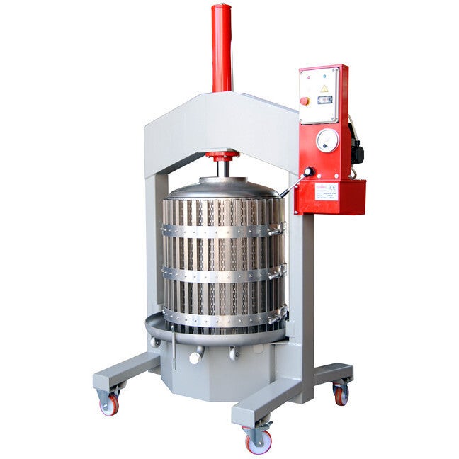 Alfa 80 Inox Verticale Pers met Verwijderbare Kooi