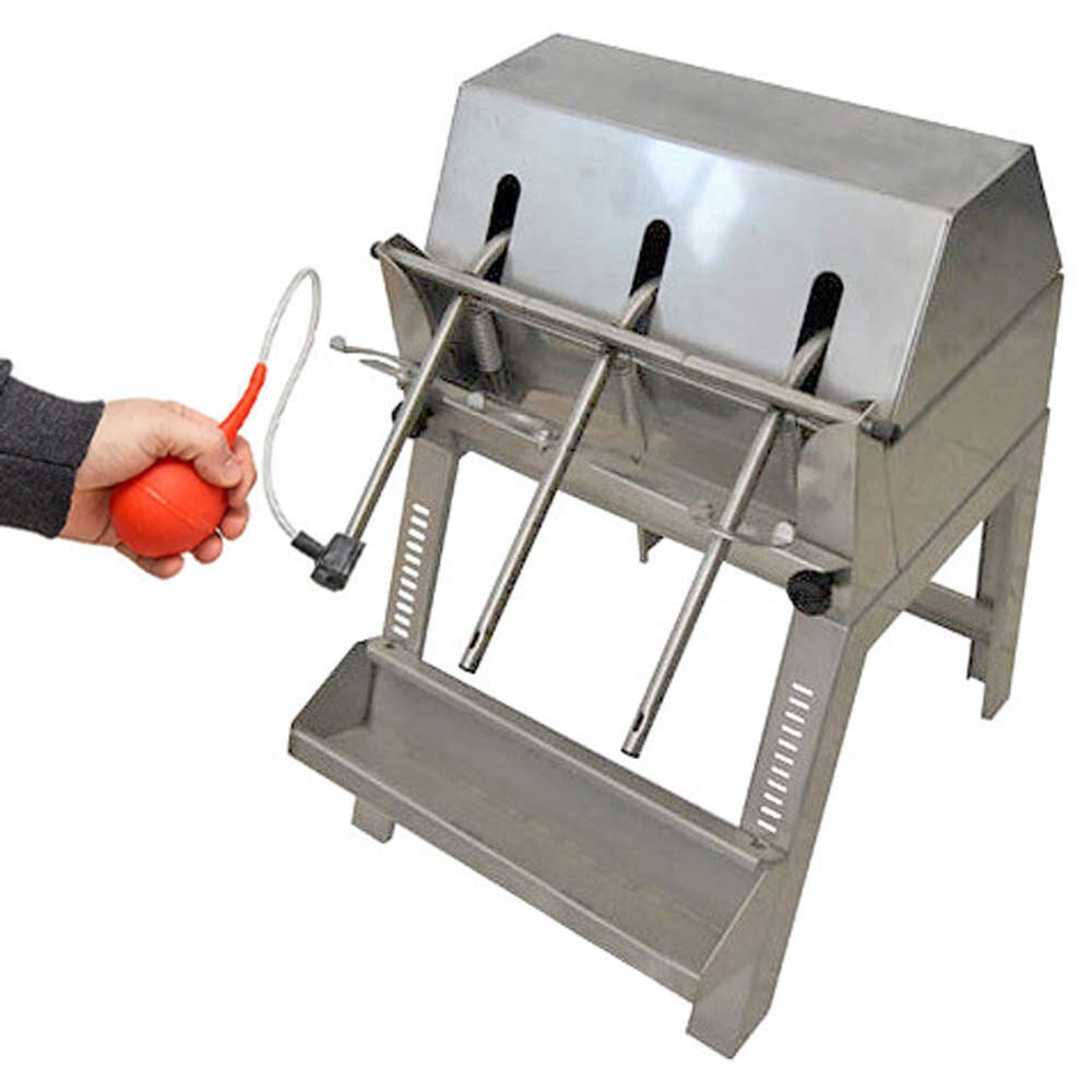 Afvultoestel inox 3
