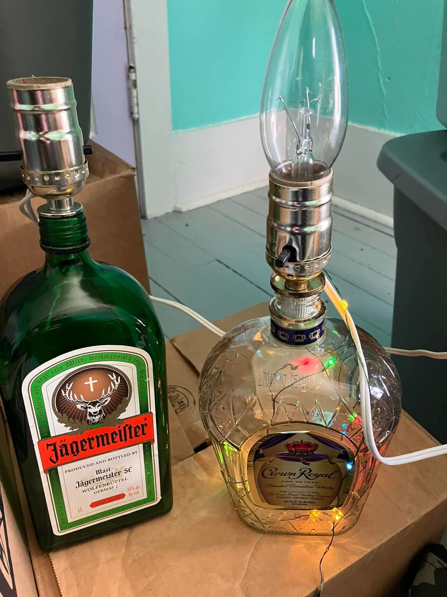 Liquor lamps