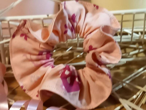 Chouchou rose style enfantin