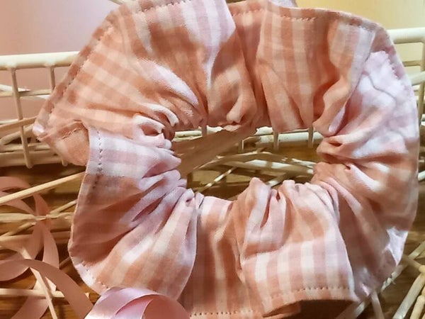 Chouchou rose vichy