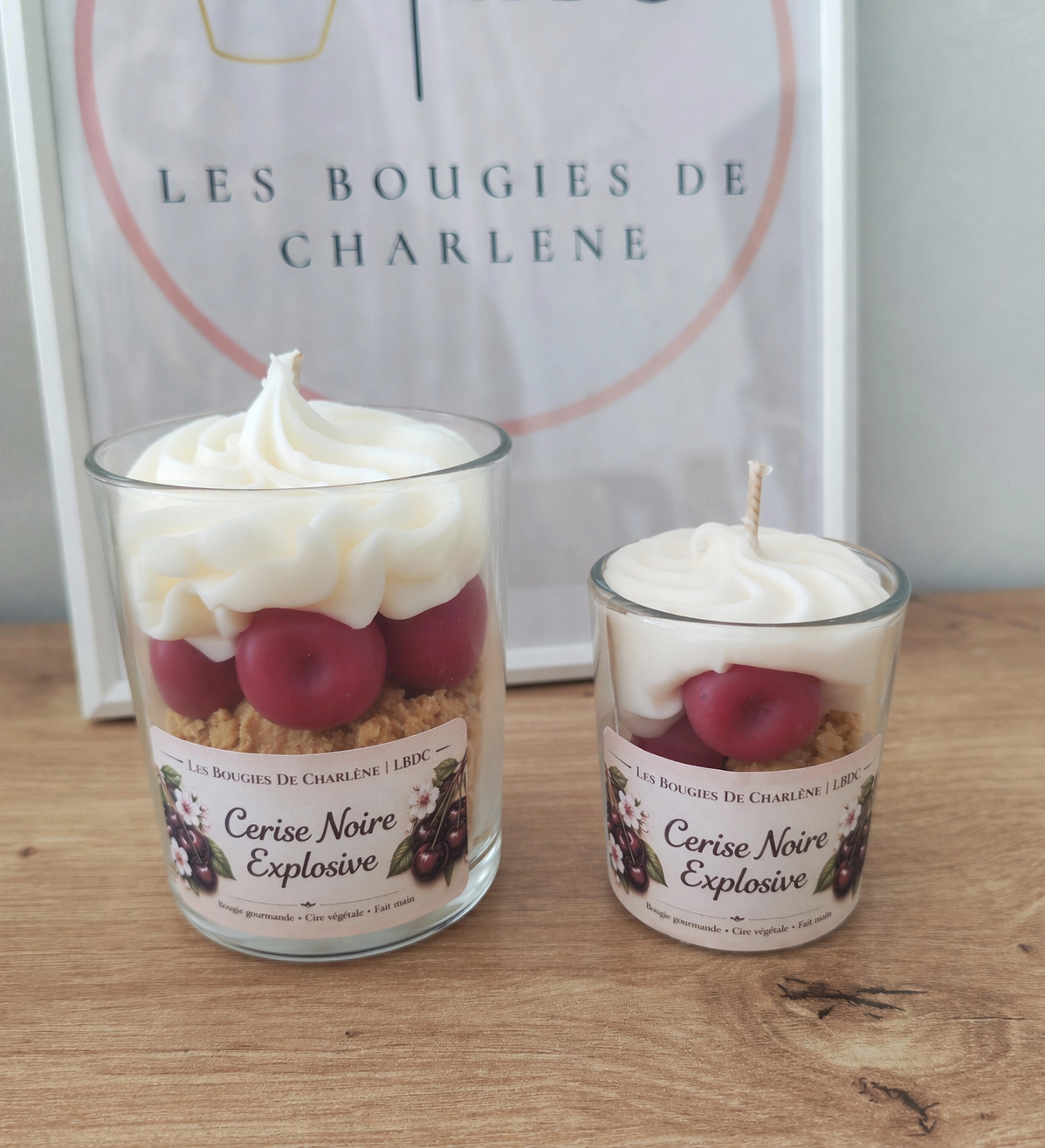Bougie Gourmande  "Cerise Noire Explosive"