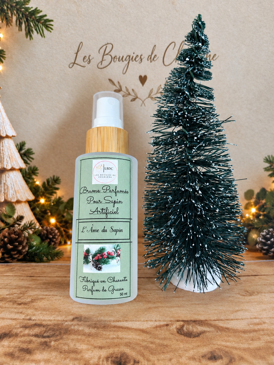 🎄 L'Âme du Sapin – Brume parfumée pour sapin artificiel