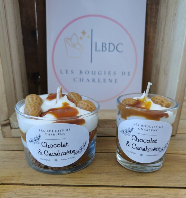 Bougie "Cacahuète et Chocolat"