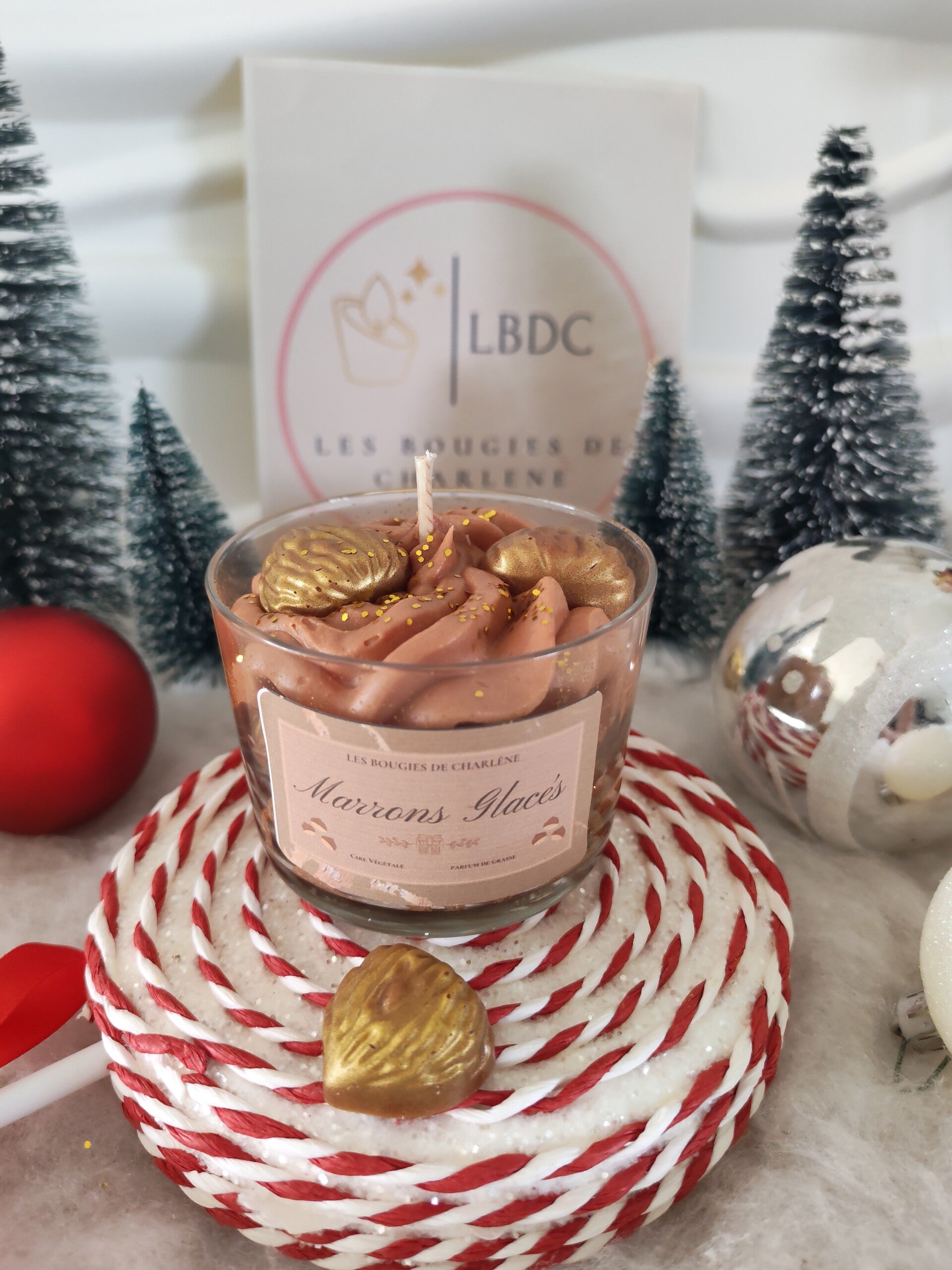 Bougie Parfum Marrons Glacés