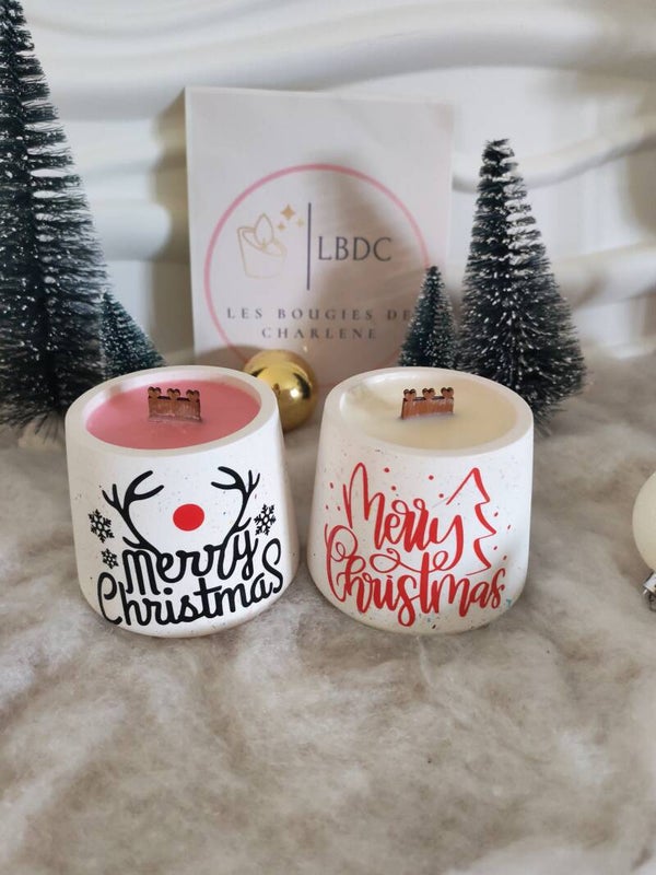 Bougie Contenant en Jesmonite