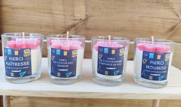 La Bougie Fleurie parfum Fruits Rouges