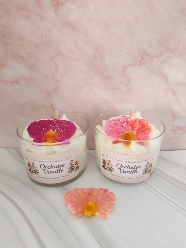 Bougie Gourmande  "Orchidée Vanille"