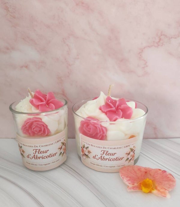 Bougie Gourmande  "Fleur d'Abricotier"