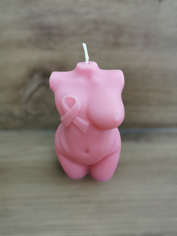 Bougie  "Octobre Rose"