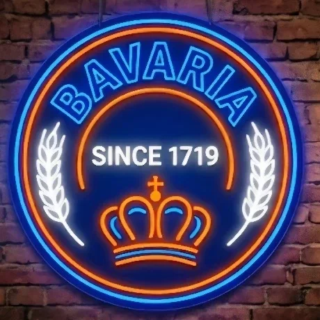 Bavaria Neon LED Bord - Sfeerverlichting Thuisbar - Diverse Maten