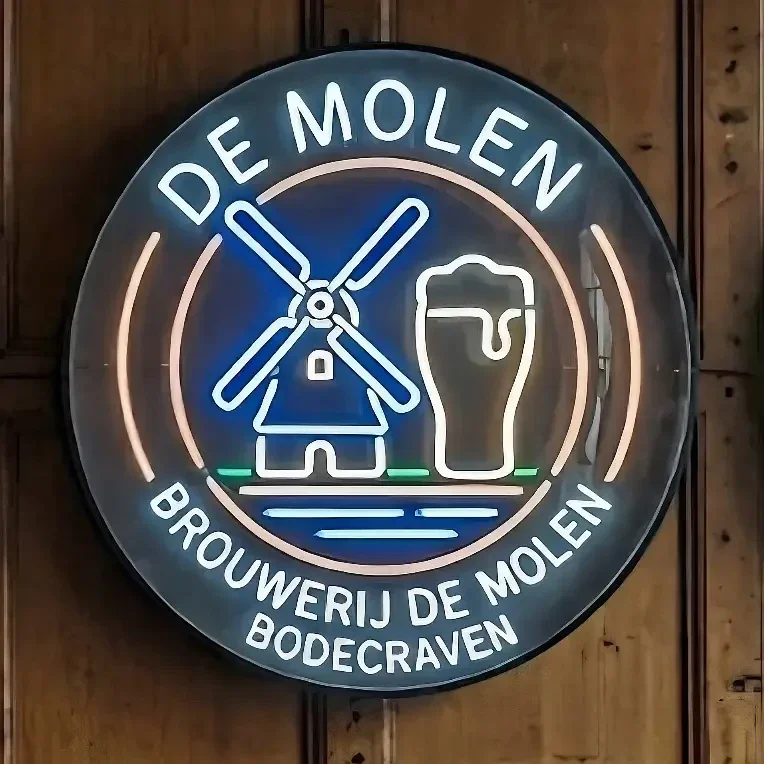 Brouwerij De Molen Neonbord - LED Neon Verlichting - Bier Cadeau - Diverse Maten