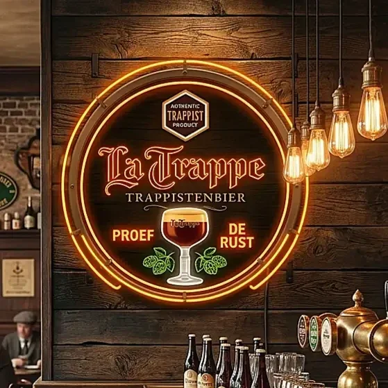 La Trappe Trappistenbier LED Neon Sign - Wanddecoratie - Verschillende Maten