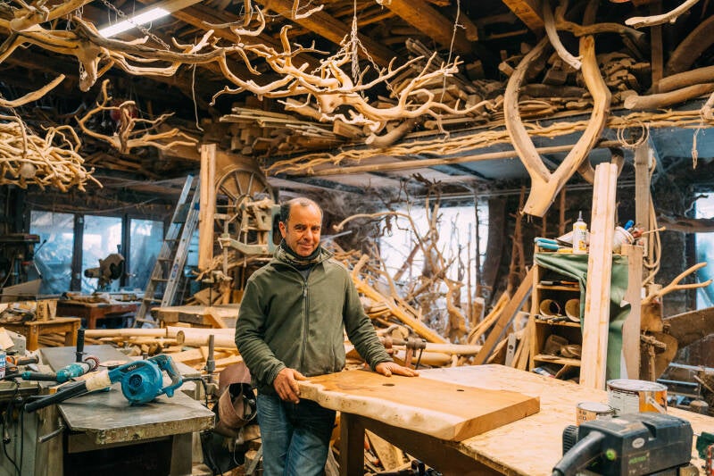 Χρήστος Σιμόπουλος, Δημιουργίες Ξύλου, Ελάτη