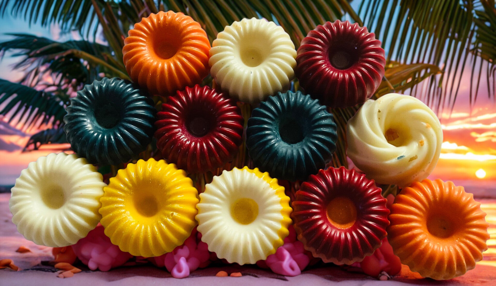 6 x Doughnut Wax Melts
