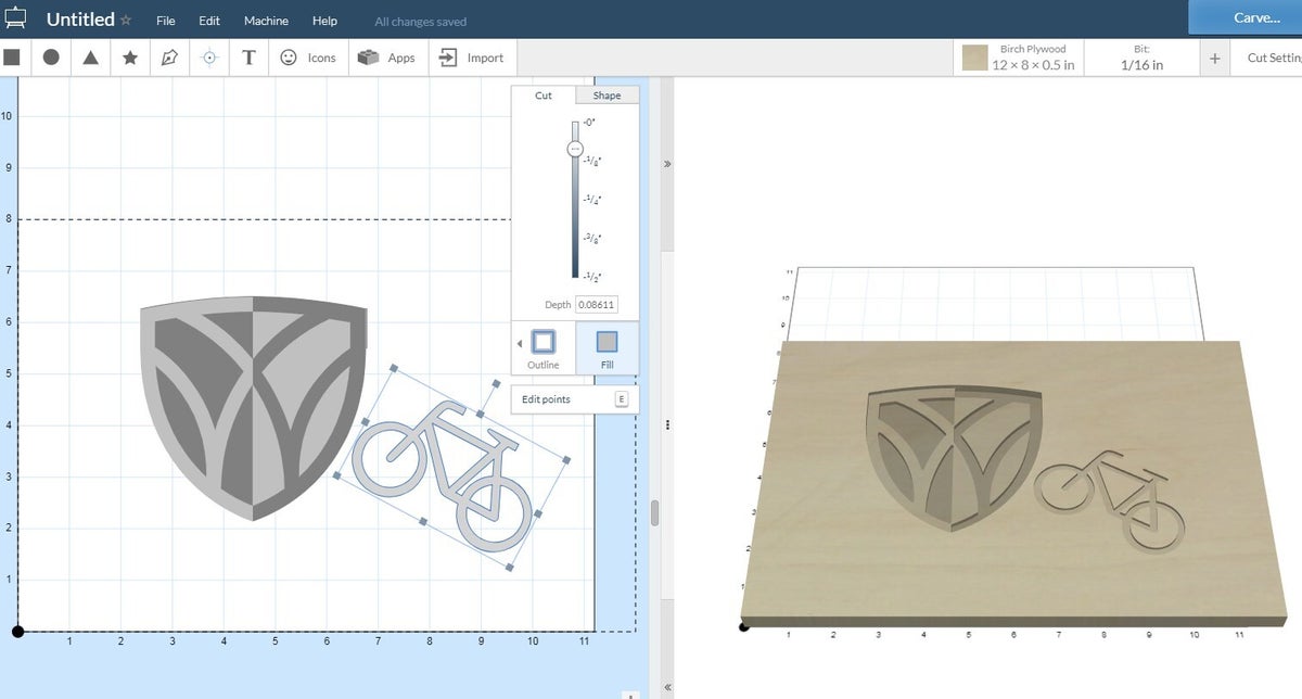 Easel (NCCode) / Die Software / CNCTECHNIK Mein neues Hobby