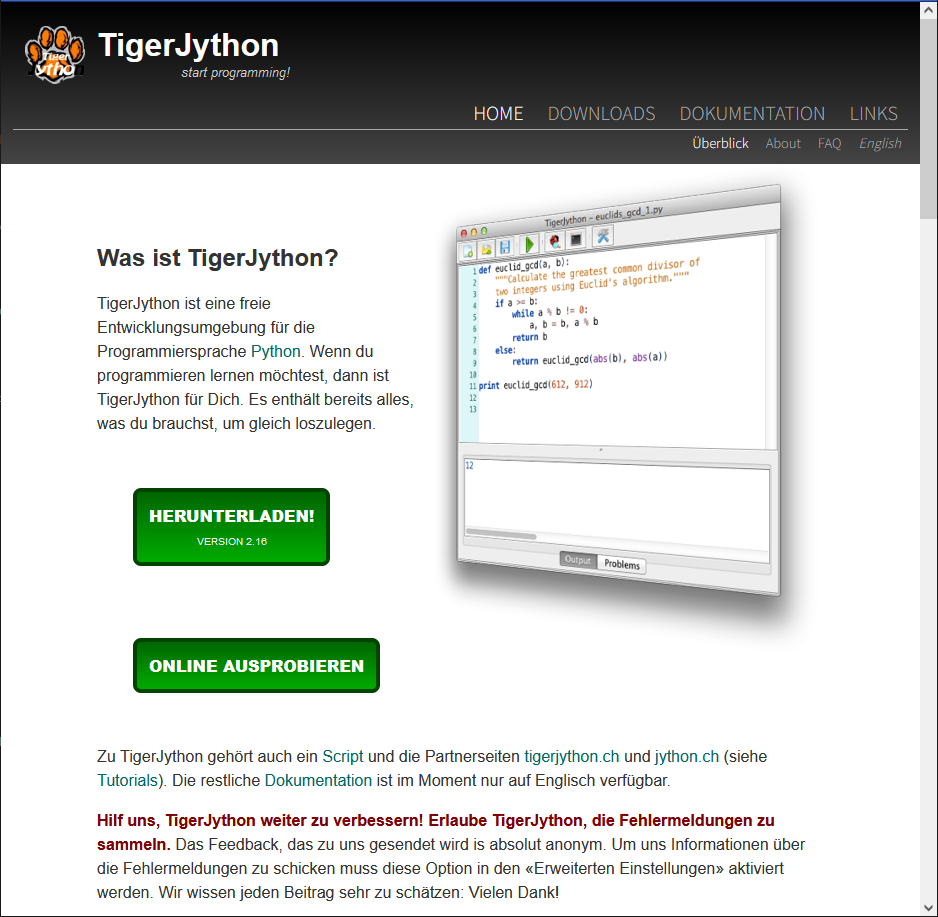 Python PROGRAMMIERUMGEBUNG / PYTHON / MINT-Projekt | Mein neues Hobby