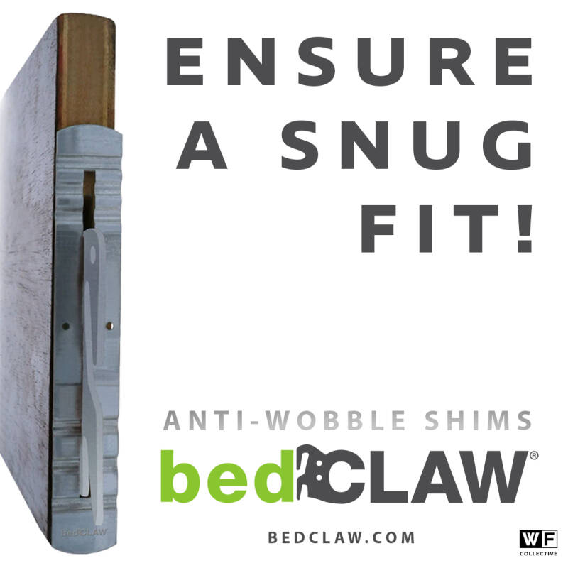 bedCLAW shims for squeaky beds