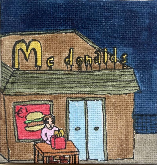 “Mc Donald’s” canvas drawing