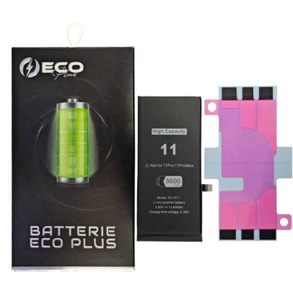 Batterie 616-00641/616-00644 3600mAh iPhone 11 130% Plus Durable (ECO Plus)