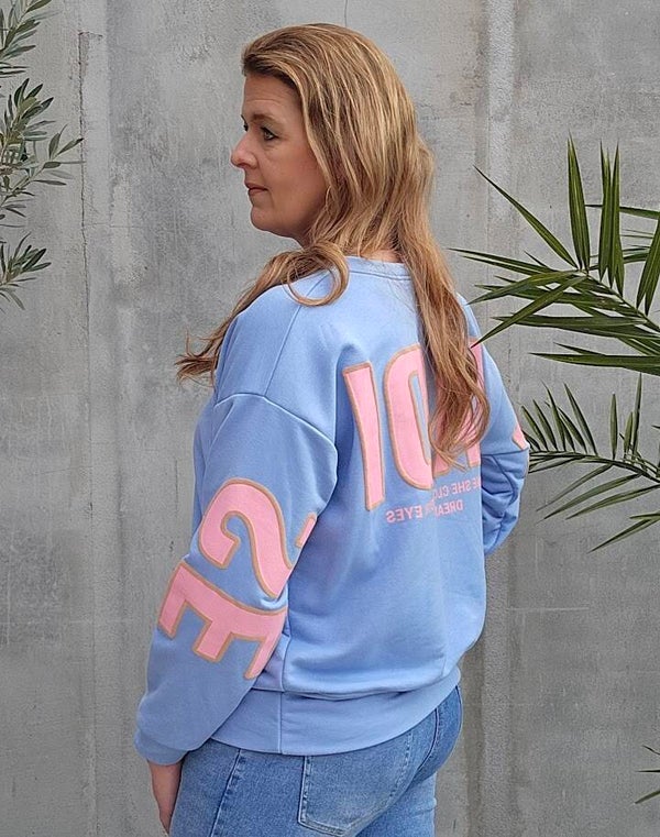 Casual trui blauw