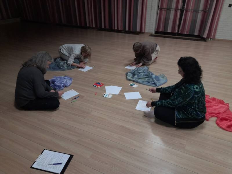 Groepsworkshop danscoaching verwerkingsmoment