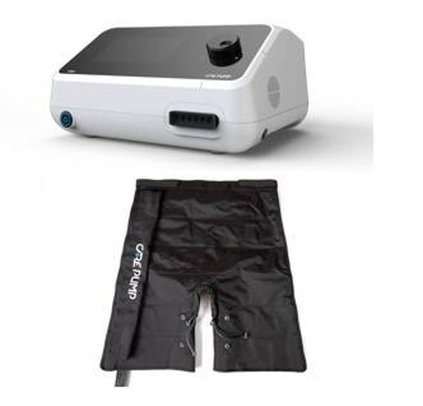 CarePump Lite6 lymfedrainage apparaat met centerbody manchet