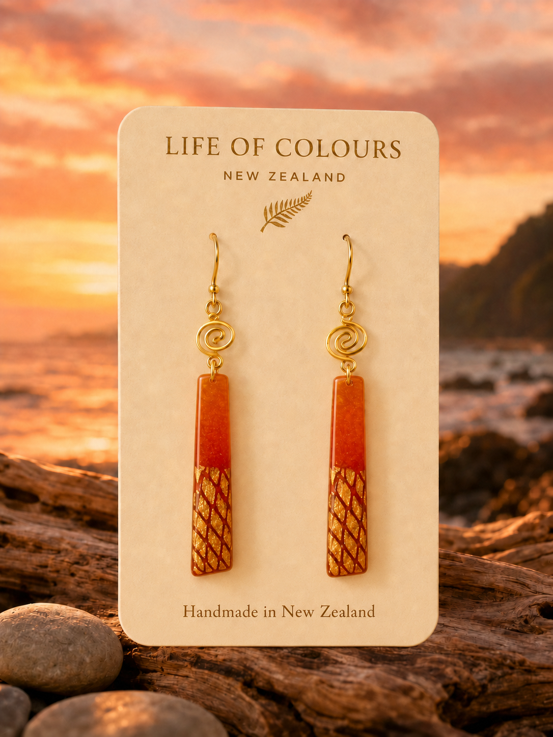 Amber Glow Earrings