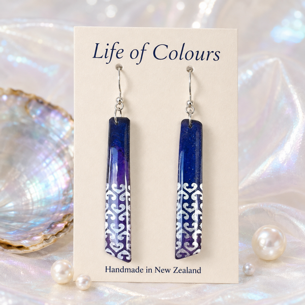 Amethyst Purple Earrings