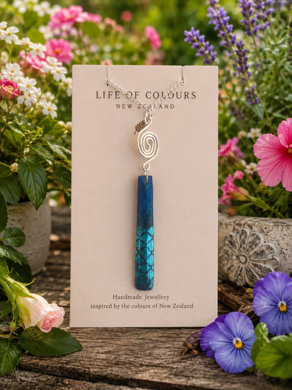 Blue Lagoon Reversible Necklace