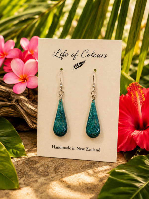 Marine Teal Earrings