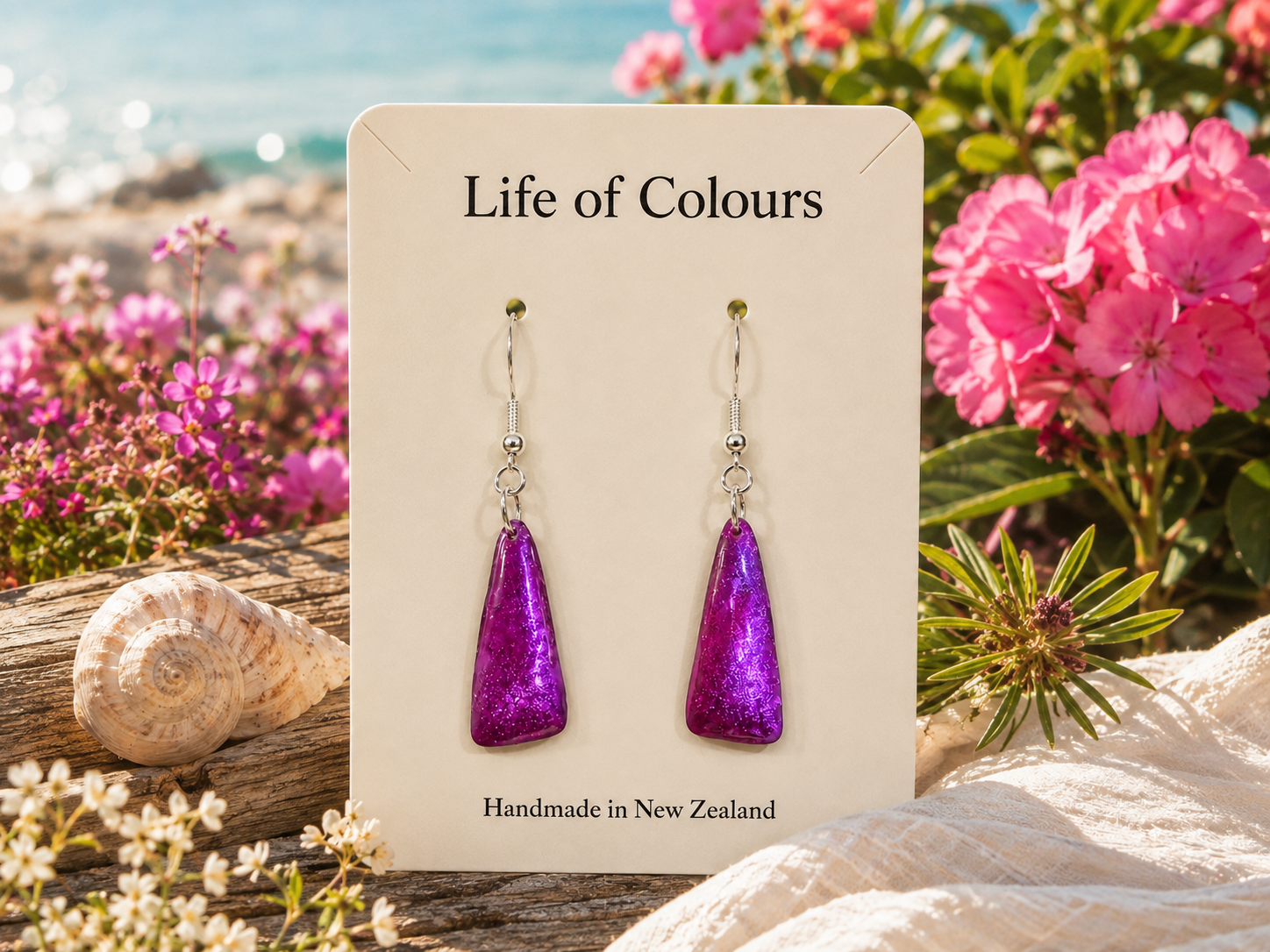 Pink Fusion Earrings
