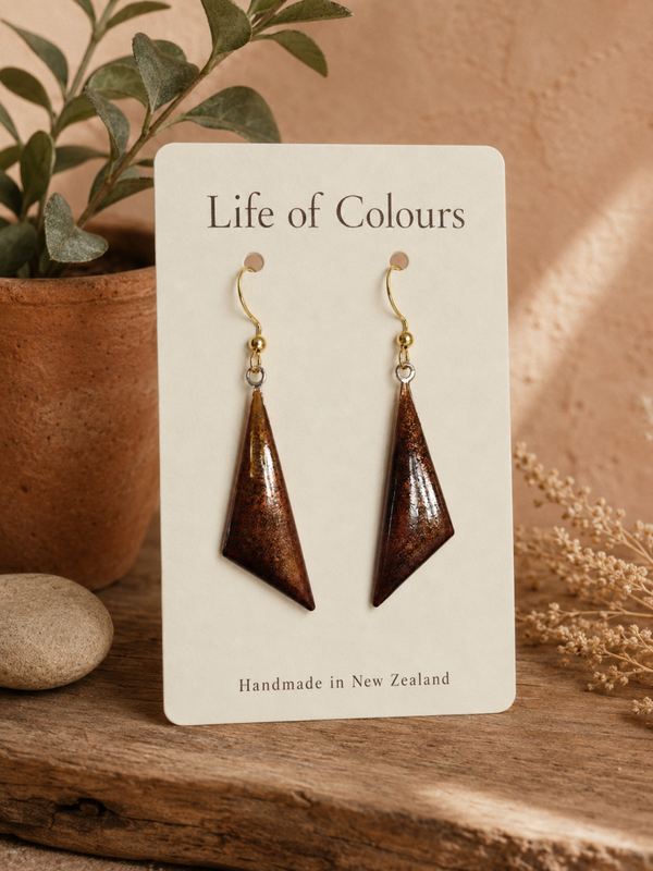 Chocolate bronze Earrings