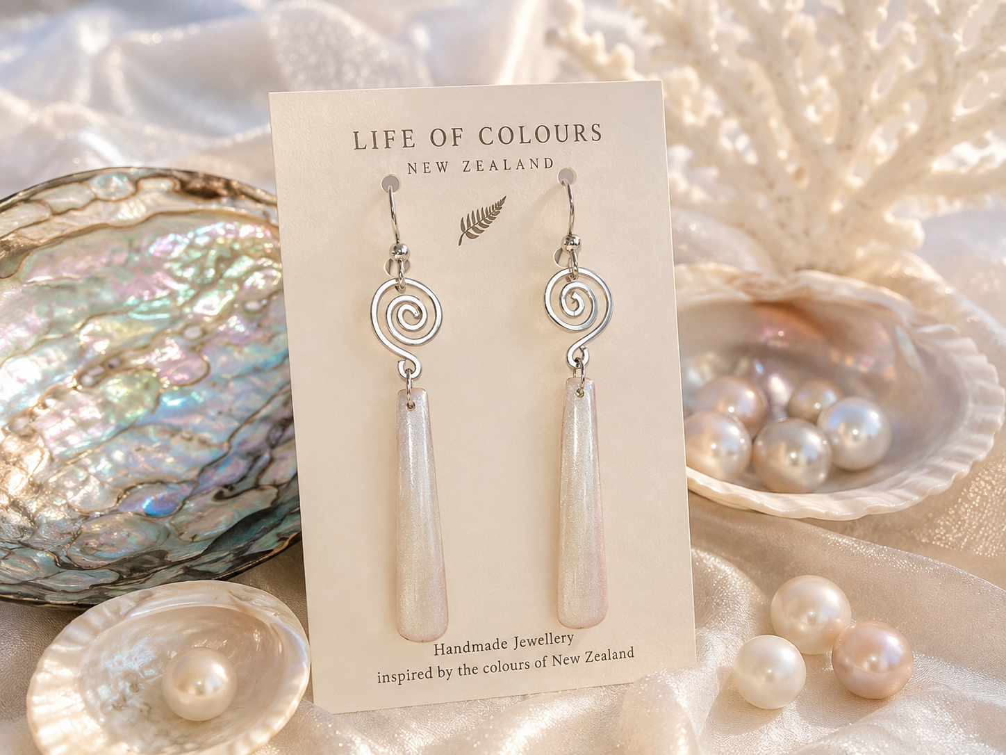 Ocean Pearl Earrings