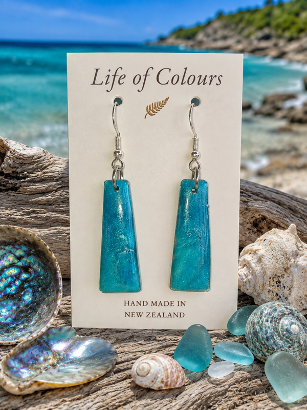 Reflections of Summer Turquoise Earrings