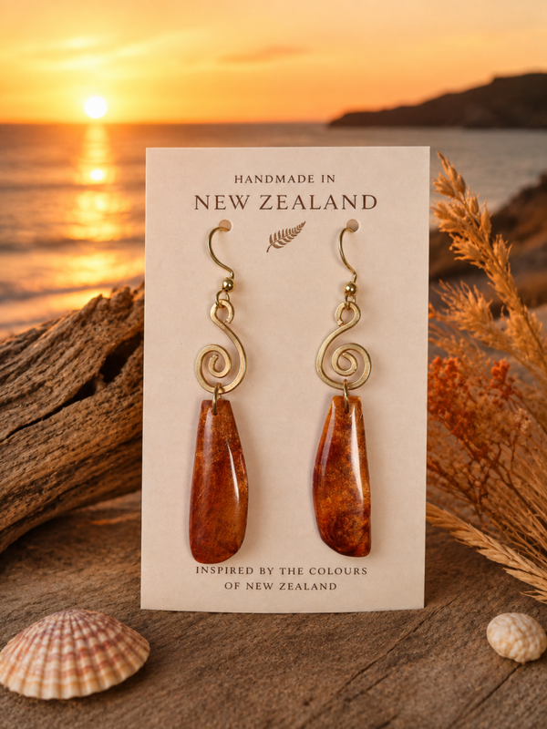 Burnt Sienna Earrings