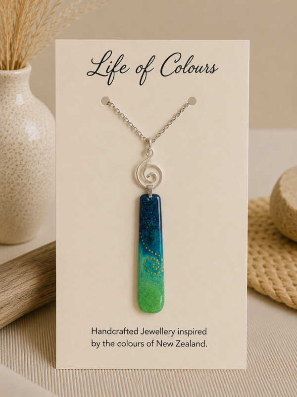 Forest Breeze Reversible Necklace