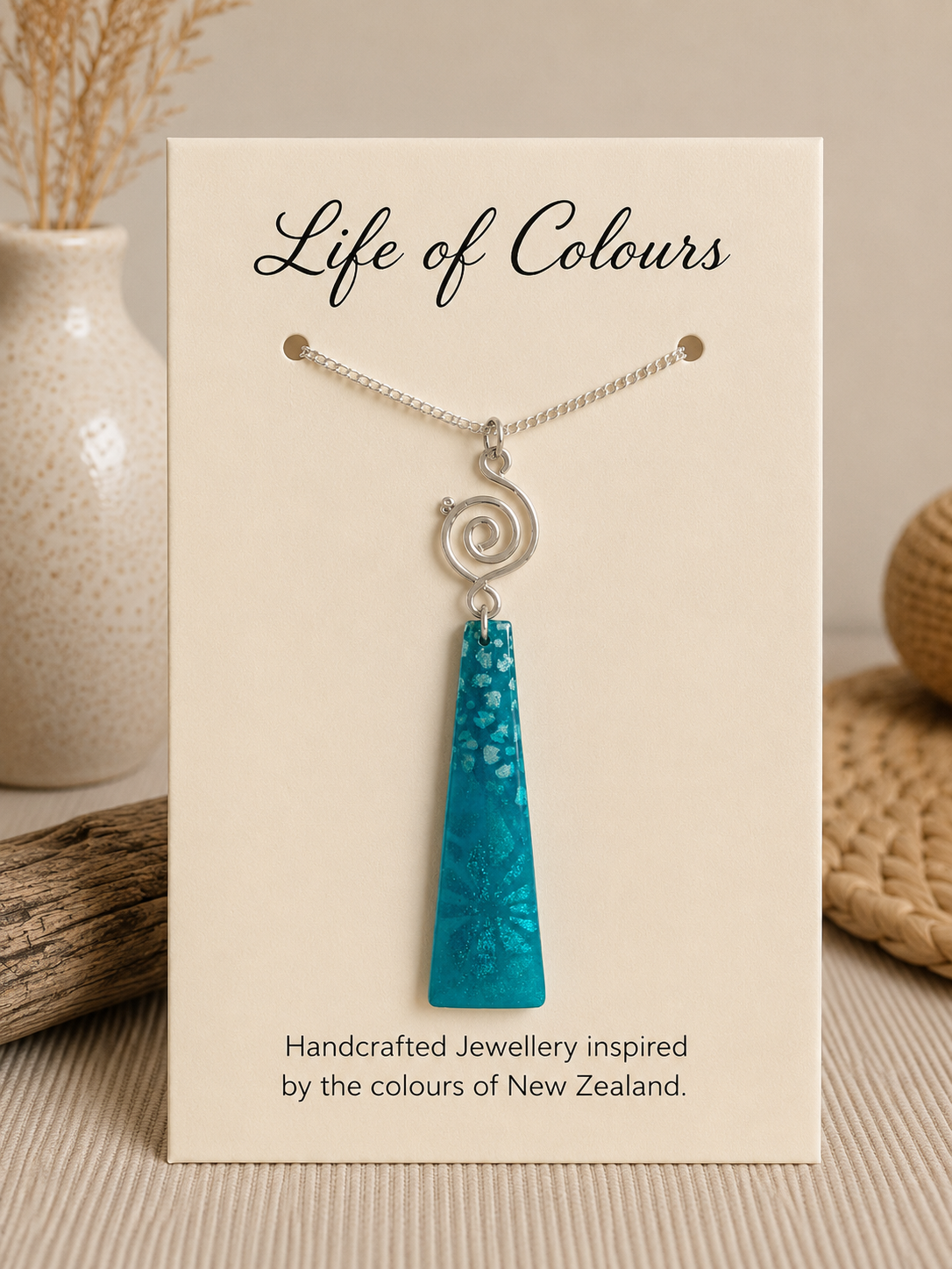 Ocean Blossom Reversible Necklace