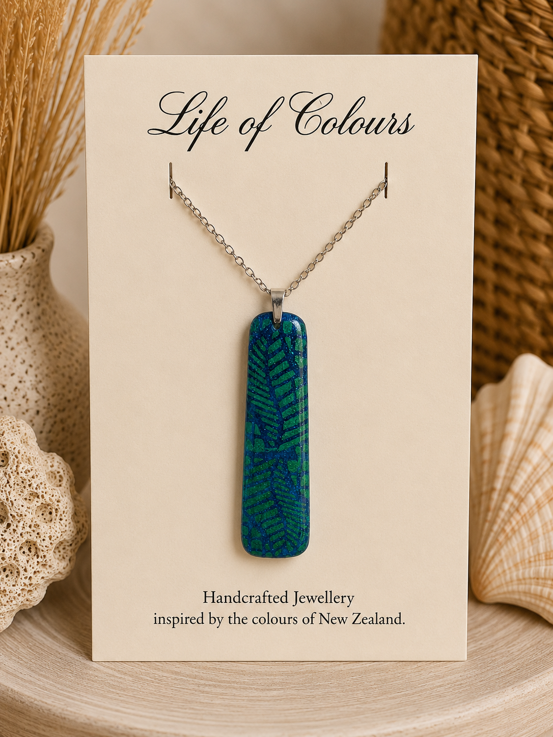 Fern Frond Reversible Necklace
