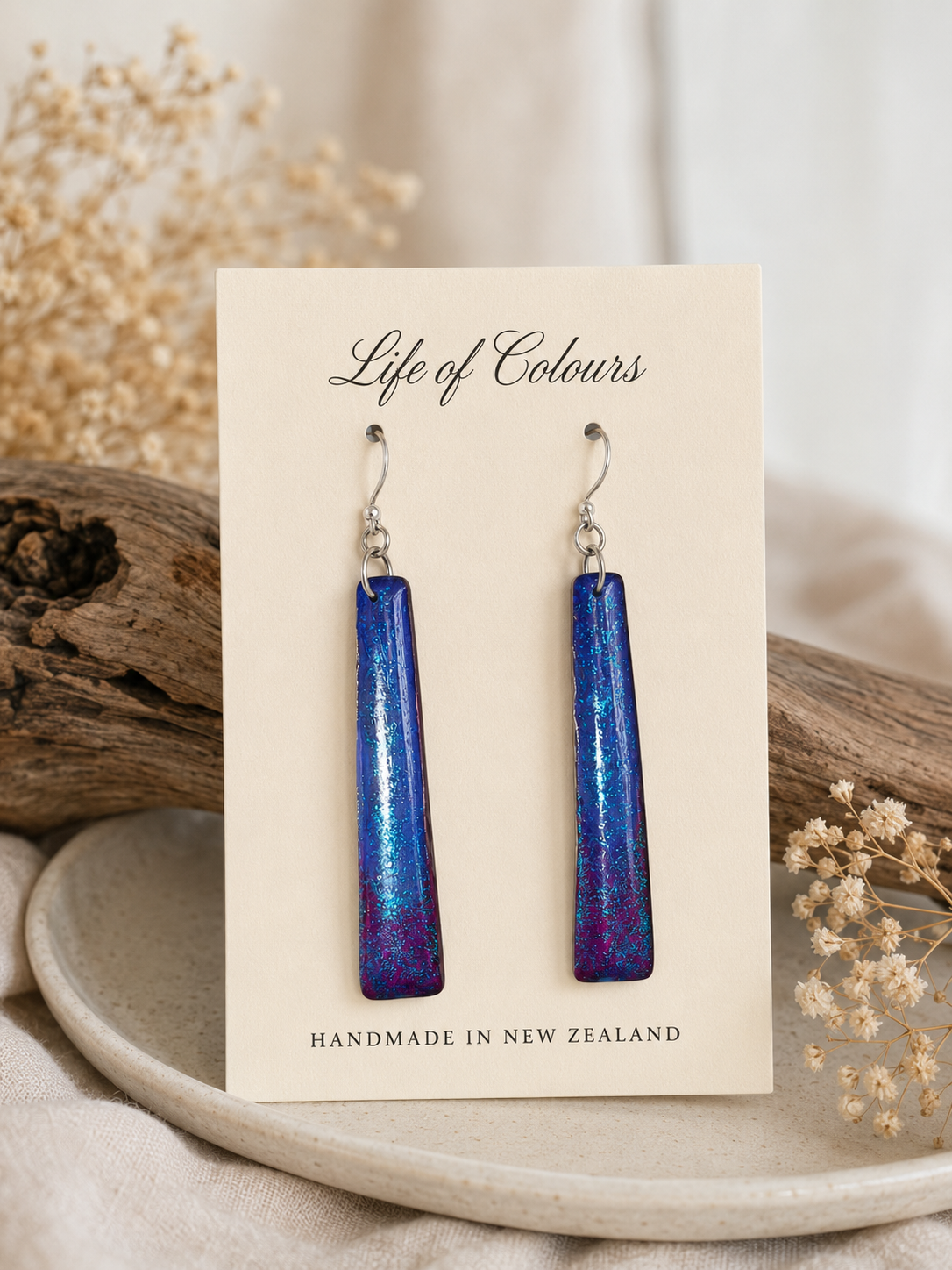 Purple Aurora Earrings