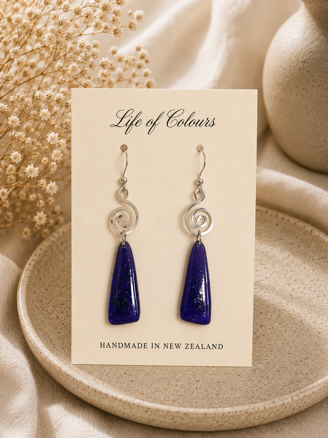 Midnight Indigo Earrings