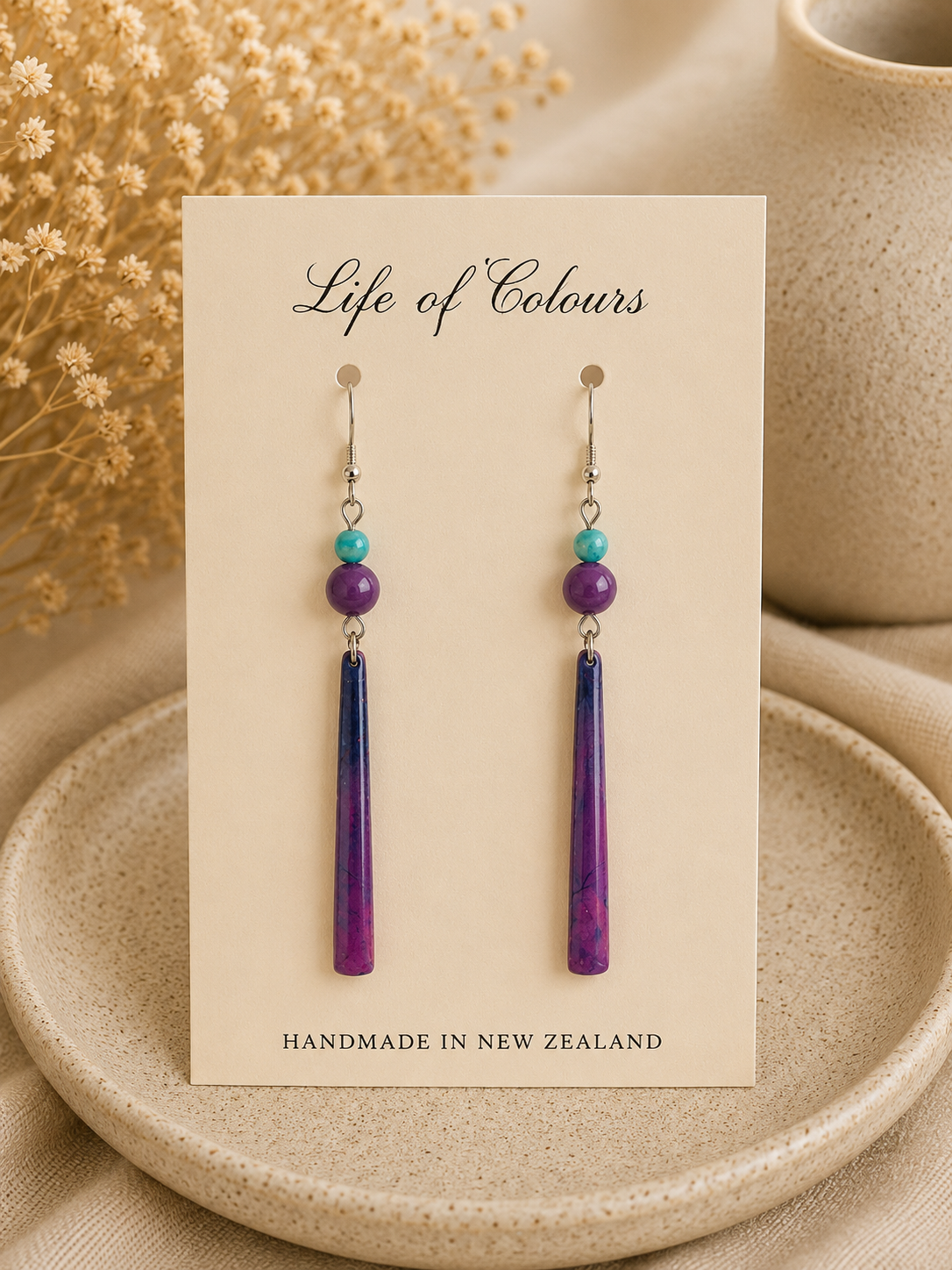 Velvet Plum Earrings