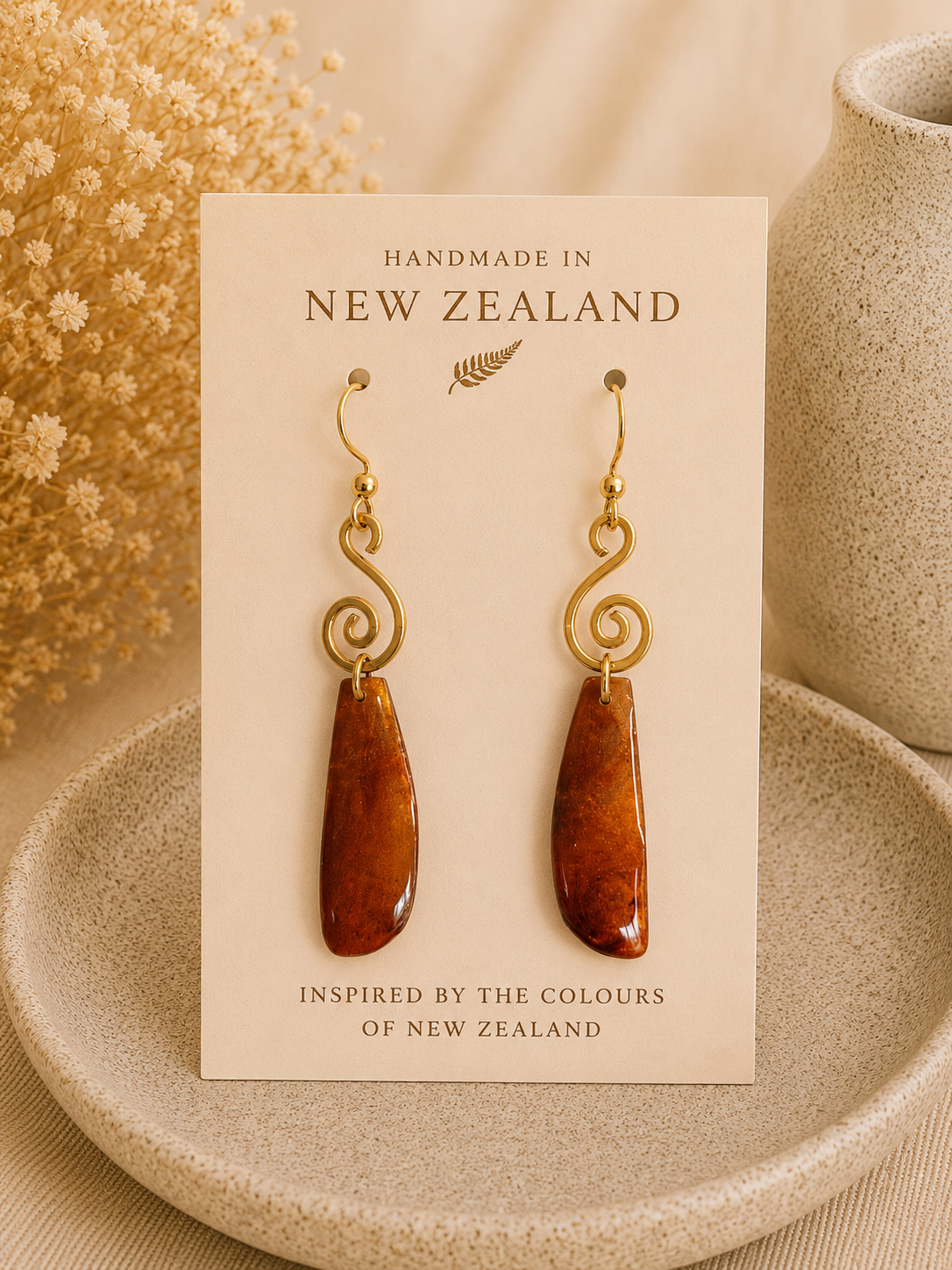 Burnt Sienna Earrings