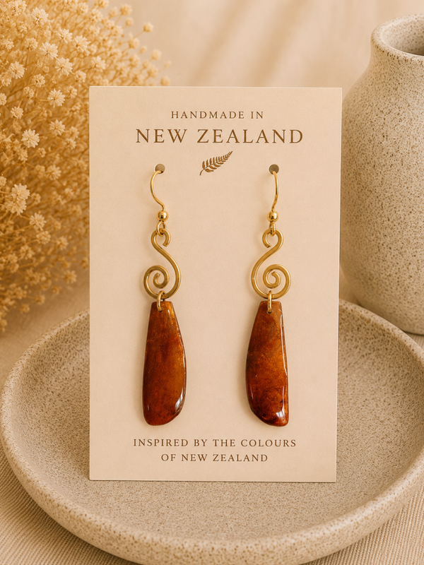 Burnt Sienna Earrings