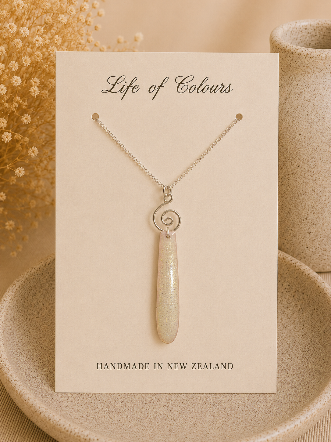 Moonlit Pearl Necklace