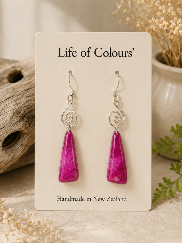 Wild Fuchsia Earrings