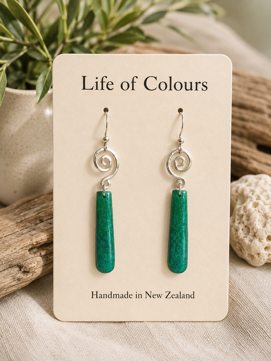 Emerald Jade Earrings