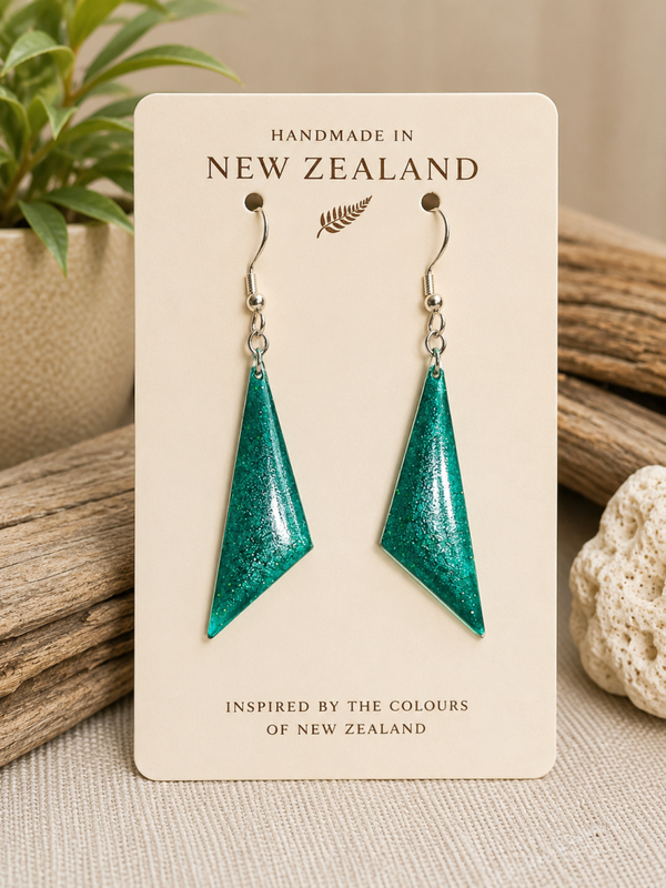 Turquoise Diamond Earrings