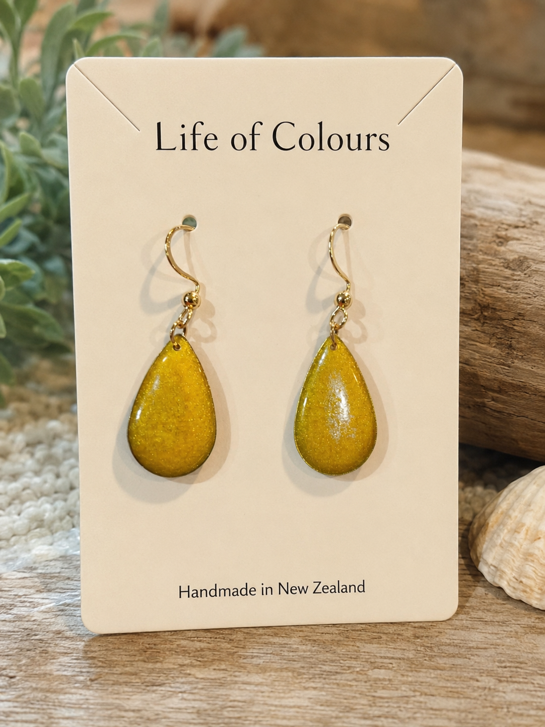 Golden Daffodil Earrings