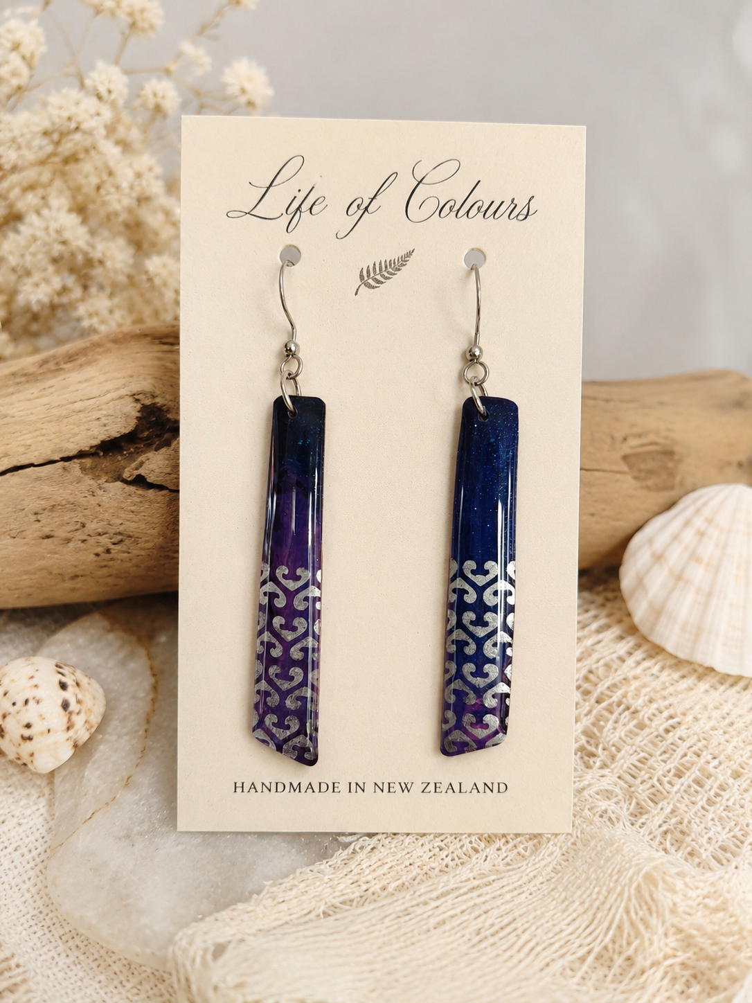 Amethyst Purple Earrings
